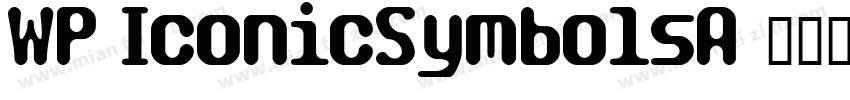 WP IconicSymbolsA字体转换